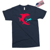 monster fish eats diver Exclusive T-shirt