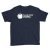 please stop talking it's too early coffee Youth Tee