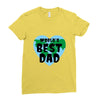 World's Best Dad Look Like Ladies Fitted T-Shirt