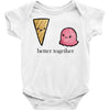 better together Baby Onesie