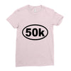 ultra 50k oval Ladies Fitted T-Shirt