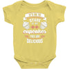 baking   it's ok to stare at my cupcakes Baby Bodysuit