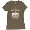 Smart Good Looking Childcare Worker Doesnt Get Better Than Ladies Fitted T-Shirt