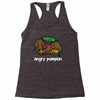angry pumkin Racerback Tank