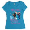 grandpa of the birthday girl Women's Triblend Scoop T-shirt