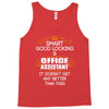 Smart Good Looking Office Assistant Doesnt Get Better Than This Tank Top