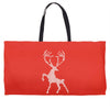 christmas deer Weekender Totes