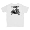 frideay white Youth Tee
