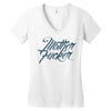 fucker Women's V-Neck T-Shirt