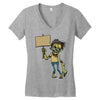 zombies (3) Women's V-Neck T-Shirt