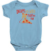 dreams are worth fighting for Baby Bodysuit