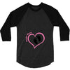 Custom baby girl name maternity design 3/4 Sleeve Shirt