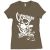 catwoman meow comic funny Ladies Fitted T-Shirt