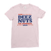 vote deez nuts Ladies Fitted T-Shirt