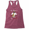 my boxer is my valentine1 Racerback Tank
