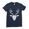 poly deer Ladies Fitted T-Shirt