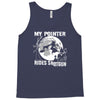 my pointer rides shotgun Tank Top