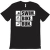 v6 swim bike run T-Shirt