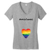 Worth The Wait Rainbow Women's V-Neck T-Shirt