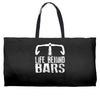 life behind bars cycling Weekender Totes