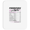 February Girl Facts Pisces Mousepad