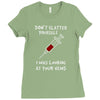 i was looking at your veins Ladies Fitted T-Shirt