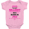 The Best Grammy Was Born In July Baby Onesie