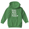 real men love pugs Youth Hoodie