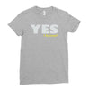 yes i know Ladies Fitted T-Shirt