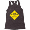 dark passenger on board Racerback Tank