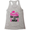 Queens Are Born in July Racerback Tank