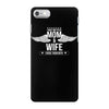 i have two titles mom and wife iPhone 7 Case