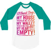my heart is empty 3/4 Sleeve Shirt