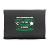 I Love Someone with Liver Cancer to The Moon and Back to Infinity Accessory Pouches