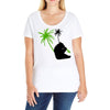 panda Ladies Curvy T-Shirt