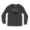 hunting gets me up Long Sleeve Shirts