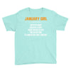 January Girl Hated By Many Youth Tee