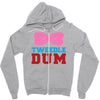 tweedle dee matching Zipper Hoodie