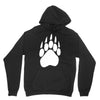 large bear paw print crew neck long sleeve Hoodie