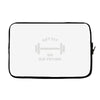 clever gym pun Laptop sleeve