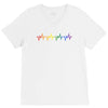 LGBT Heartbeat V-Neck Tee