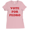 vote for pedro film retro napoleon classic sticker transfer iron on Ladies Fitted T-Shirt