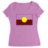 australian aboriginal Women's Triblend Scoop T-shirt