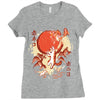 red skies Ladies Fitted T-Shirt