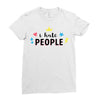 I Hate People Ladies Fitted T-Shirt