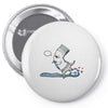 open wide Pin-back button