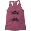 proud name 2018 senior Racerback Tank