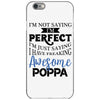 awesome poppa iPhone 6/6s Case
