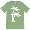 palm tree sticker vinyl decal tropical island beach ocean wall car win T-Shirt