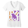 pb&amp;j vectorized Women's V-Neck T-Shirt